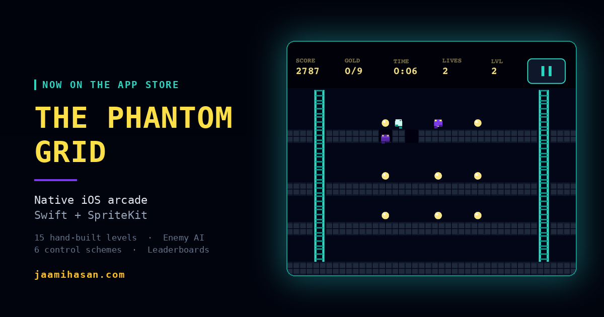 The Phantom Grid iOS game artwork